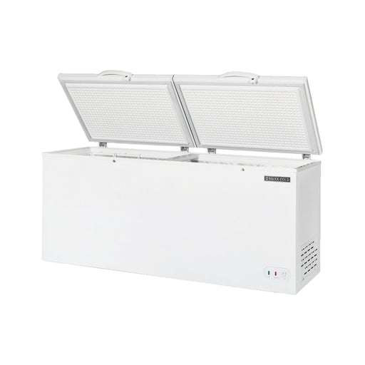 Maxx Cold MXSH23.6SHC Select Series Chest Freezer with Split Top, 79"W, 23.6 cu. ft. Storage Capacity, Locking Lids, Garage Ready, in White - TheChefStore.Com