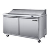 Maxx Cold MXSR48SHC Two - Door Refrigerated Sandwich and Salad Prep Station, 48.4"W, 13.77 cu. ft. Storage Capacity, Equipped with - TheChefStore.Com