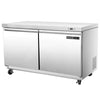 Maxx Cold MXSR48UHC Double Door Undercounter Refrigerator, 48"W, 11.1 cu. ft. Storage Capacity, in Stainless Steel - TheChefStore.Com