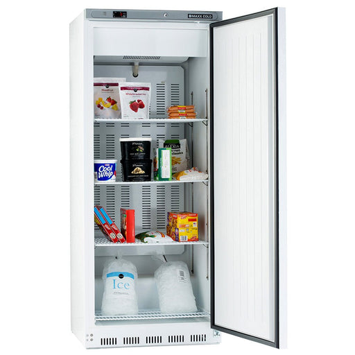 Maxx Cold MXX - 23FRHC Single Door Economy Reach - In Freezer, 23 cu. ft. Storage Capacity, in White