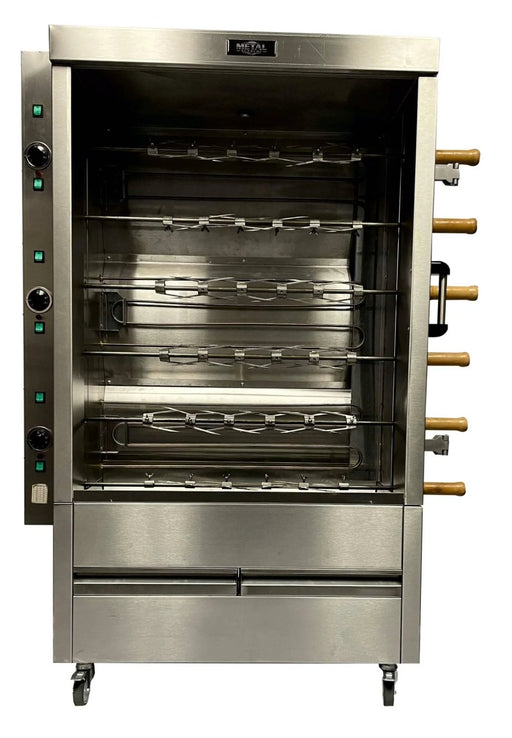 Metal Supreme FRE6VE Electric Chicken Rotisserie, 30 Chicken Capacity - TheChefStore.Com