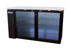 Migali C - BB60G - HC 60" Glass Door Back Bar Refrigerator, Competitor Series - TheChefStore.Com