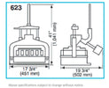 Oliver 623 - N 36 Part Manual Bun Divider - TheChefStore.Com