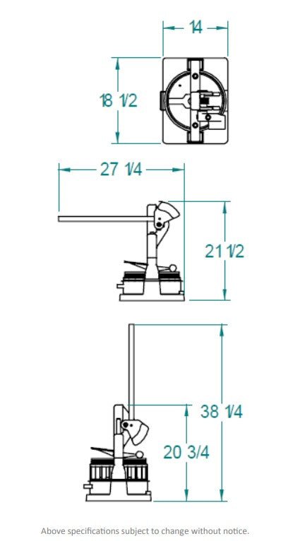 Oliver 623 - ND - 1 Deluxe Manual Dough Divider with One Removable Dividing Head - TheChefStore.Com