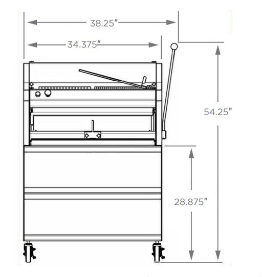 Oliver 758 - N Front Load Duo Bread Slicer