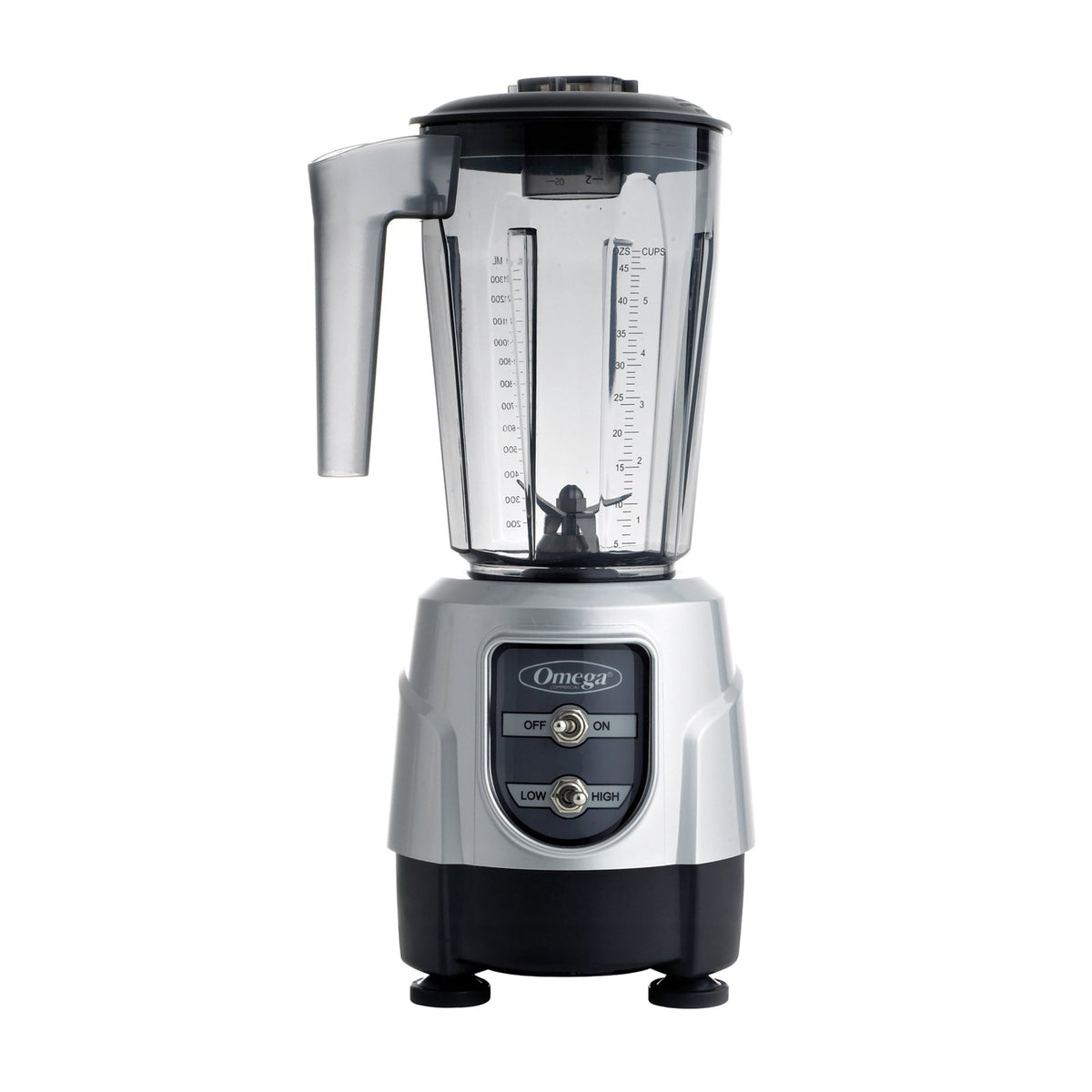 Omega BL330 Eastman Tritan Copolyester High or Low Speed Blender, 1.4 Liter Capacity, in Silver (BL330S) - TheChefStore.Com