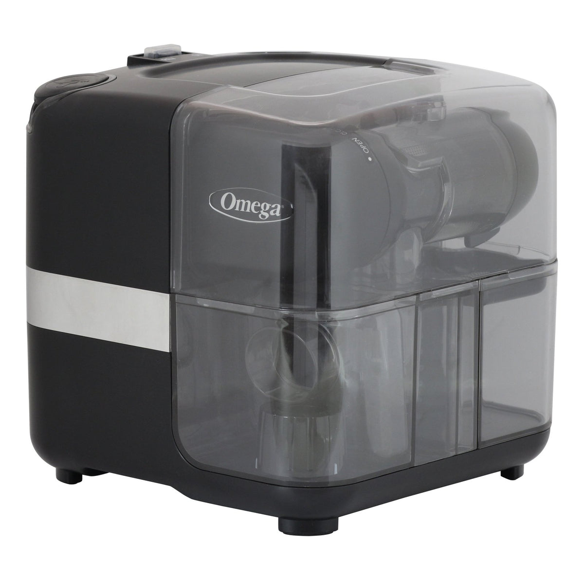 Omega JCUBE500 Cold Press 365 Masticating Slow Juicer and Nutrition System with On - Board Storage, in Matte Black (JCUBE2MB13) - TheChefStore.Com