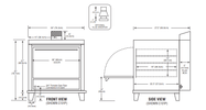 Peerless C131P Single - Door Four Shelf Gas Pizza Oven - TheChefStore.Com