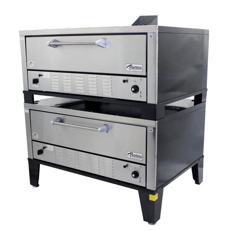 Peerless CW200P Double Deck Gas Pizza Oven - TheChefStore.Com