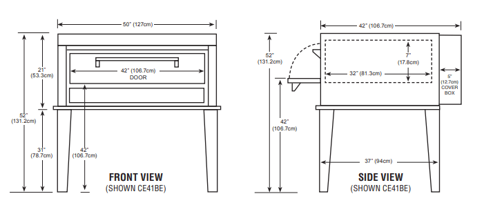 Peerless CW41B Single Deck Electric Bake Oven - TheChefStore.Com