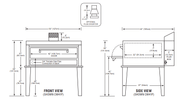 Peerless CW41P Single Deck Gas Pizza Oven - TheChefStore.Com