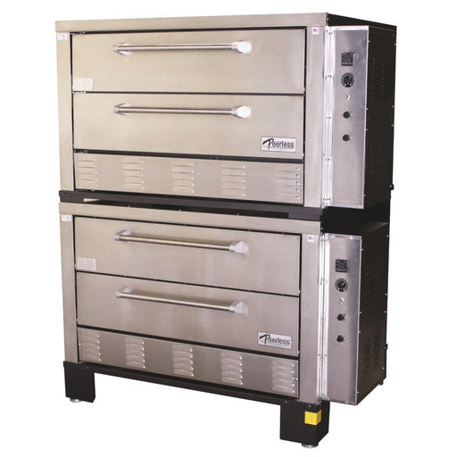 Peerless CW62BESC Two Twin Decks Two Control Electric Bake Oven - TheChefStore.Com