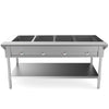 Prepline GST60 - 4O 60" Four Well Gas Hot Food Steam Table with Undershelf - TheChefStore.Com