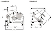 Pro - Cut KDS - 10 Meat & Deli Slicer 10" Blade, 1/3 HP - TheChefStore.Com