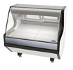 Pro - kold MCRU - 52 - W 51" Curved Glass Refrigerated Meat Case, Remote - TheChefStore.Com