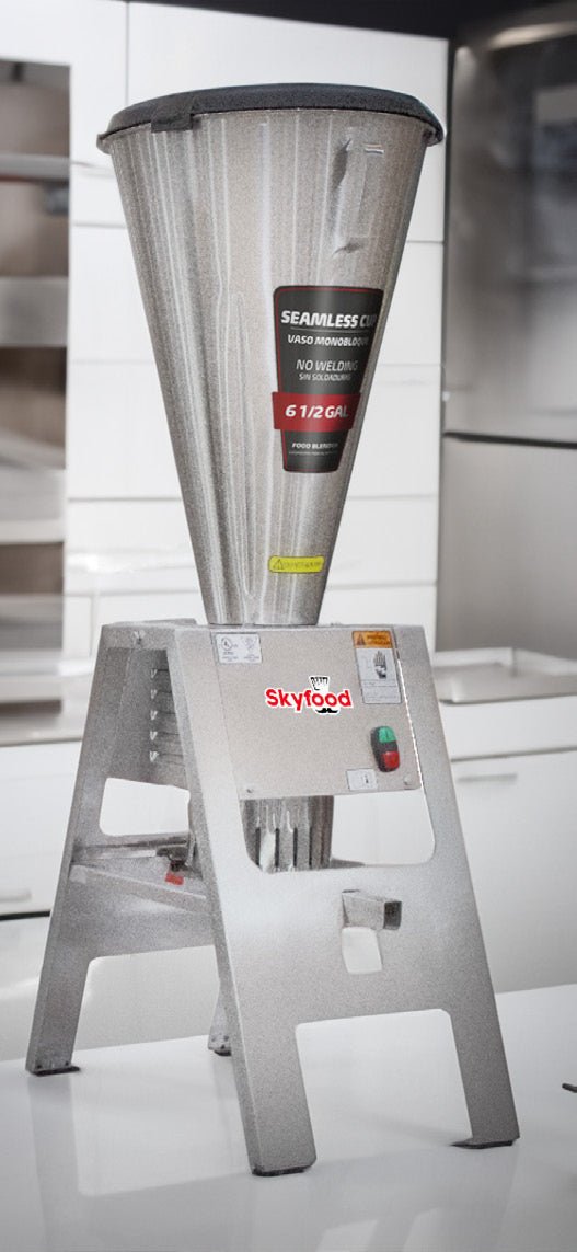 Skyfood LAR - 25LMBE 6.5 Gallon Food Blender, Stainless Steel Container and Base, 3,500 RPM, 1.5 HP - TheChefStore.Com