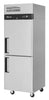 Turbo Air M3F24 - 2 - N 2 Solid Half - Door Top Mount Freezer, 21.5 Cu. Ft. - TheChefStore.Com