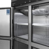 Turbo Air M3F47 - 4 - N 4 Solid Half - Door Top Mount Freezer, 42.1 Cu. Ft. - TheChefStore.Com