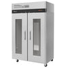 Turbo Air M3H47 - 2 - G - TS 2 Glass Door Heated Cabinet, with Universal Tray Slide, 42.9 Cu. Ft. - TheChefStore.Com