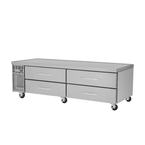 Turbo Air PRCBE - 84F - N 4 Drawer 84" Stainless Steel Chef Base Freezer, 14.7 Cu. Ft. - TheChefStore.Com