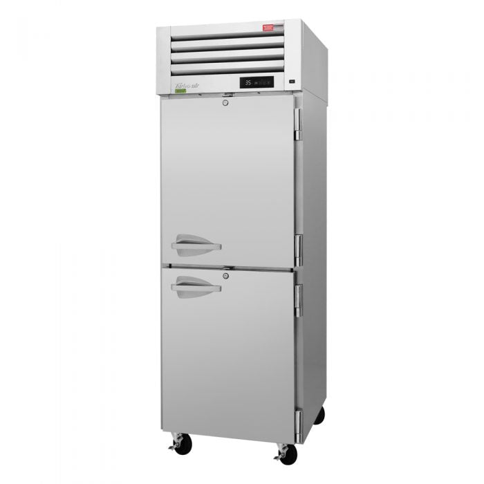 Turbo Air PRO - 26 - 2R - PT - N 4 Solid Half - Door Pass - Thru, Top Mount Refrigerator - TheChefStore.Com