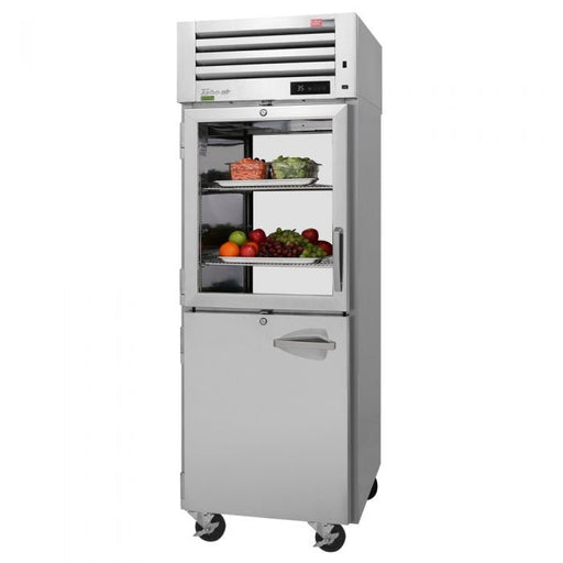 Turbo Air PRO - 26R - GSH - PT - N 4 Glass and Solid Combi Half - Door Pass - Thru, Top Mount Refrigerator, 26.4 Cu. Ft. - TheChefStore.Com