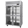 Turbo Air PRO - 50 - 4H - G - PT 8 Glass Half Door Pass - Thru Heated Cabinet, 48.7 Cu. Ft. - TheChefStore.Com