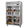 Turbo Air PRO - 50 - 4R - G - N 4 Glass Half Door Top Mount Refrigerator, 47.3 Cu. Ft. - TheChefStore.Com