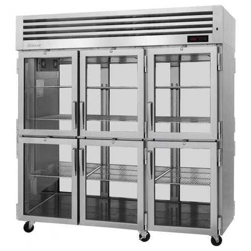 Turbo Air PRO - 77 - 6H - G - PT 12 Glass Half Door Pass - Thru Heated Cabinet, 78.1 Cu. Ft. - TheChefStore.Com