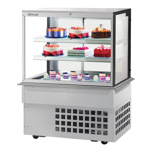 Turbo Air TBP48 - 54FDN 48" Refrigerated Bakery Display Case, 3 Tiers, Front Open, Drop - in - TheChefStore.Com