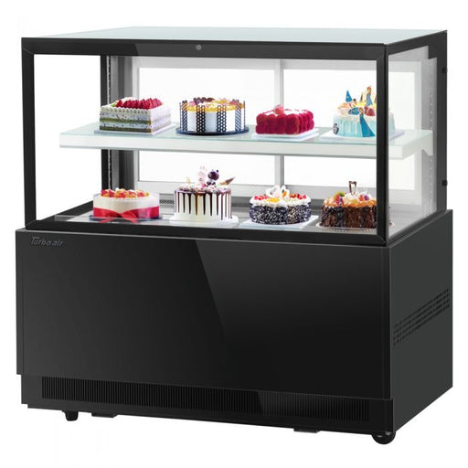 Turbo Air TBP60 - 46FN - W(B) 59" Refrigerated Bakery Display Case, 2 Tiers, Front Open, White or Black - TheChefStore.Com