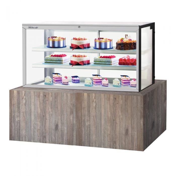 Turbo Air TBP60 - 54FDN 59" Refrigerated Bakery Display Case, 3 Tiers, Front Open, Drop - in - TheChefStore.Com