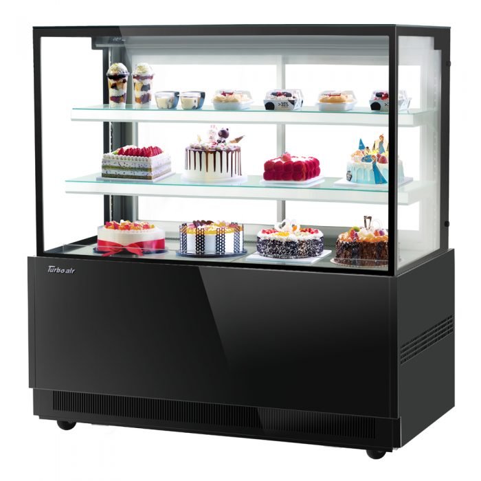 Turbo Air TBP60 - 54NN - W(B) 59" Refrigerated Bakery Display Case, 3 Tiers, White or Black, 21.8 Cu. Ft. - TheChefStore.Com