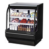 Turbo Air TCDD - 48H - W(B) - N 48" Refrigerated Deli Display Case, 3 Tiers, 16.2 Cu. Ft. - TheChefStore.Com