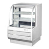 Turbo Air TCGB - 36DR - W(B) 36" Non - Refrigerated Bakery Case, White or Black, 11.8 Cu. Ft. - TheChefStore.Com