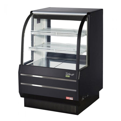 Turbo Air TCGB - 36DR - W(B) 36" Non - Refrigerated Bakery Case, White or Black, 11.8 Cu. Ft. - TheChefStore.Com