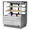 Turbo Air TCGB - 36UF - S - N 36" Refrigerated Bakery Display Case, European Straight Front Glass, Stainless steel, 11.8 Cu. Ft. - TheChefStore.Com