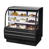 Turbo Air TCGB - 48 - W(B) - N 48" Refrigerated Bakery Display Case, White or Black, 15.6 Cu. Ft. - TheChefStore.Com