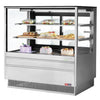 Turbo Air TCGB - 48UF - S - N 48" Refrigerated Bakery Display Case, European Straight Front Glass, Stainless steel, 15.6 Cu. Ft. - TheChefStore.Com