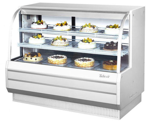 Turbo Air TCGB - 60 - W(B) - N 60" Refrigerated Bakery Display Case, White or Black, 19.4 Cu. Ft. - TheChefStore.Com