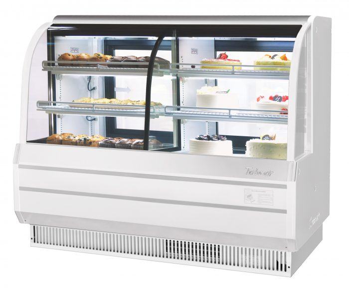 Turbo Air TCGB - 60CO - W(B) - N 72" Refrigerated and Dry Bakery Display Case Combination, White or Black, 10.3 Cu. Ft. - TheChefStore.Com