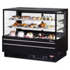 Turbo Air TCGB - 60UF - W(B) - N 60" Refrigerated Bakery Display Case, European Straight Front Glass, White or Black, 19.4 Cu. Ft. - TheChefStore.Com