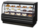 Turbo Air TCGB - 72 - W(B) - N 72" Refrigerated Bakery Display Case, White or Black, 23.2 Cu. Ft. - TheChefStore.Com