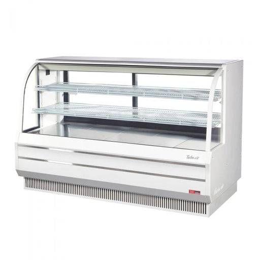 Turbo Air TCGB - 72DR - W(B) 72" Non - Refrigerated Bakery Case, White or Black, 23.2 Cu. Ft. - TheChefStore.Com