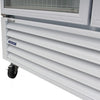 Turbo Air TGIM - 49W - N 2 Glass Door Swing Ice Merchandiser, White Cabinet - TheChefStore.Com