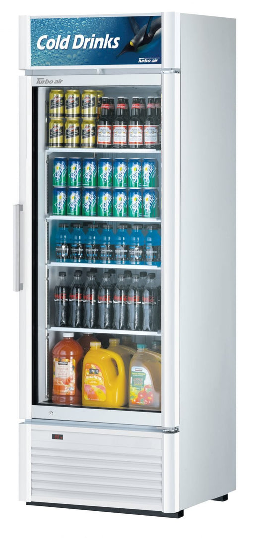 Turbo Air TGM - 20SD - N6 1 Door Swing Style Glass Merchandiser Refrigerator - TheChefStore.Com