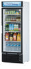 Turbo Air TGM - 22RV - N6 1 Door Swing Style Glass Merchandiser Refrigerator, White w/ Black Framed Front - TheChefStore.Com