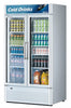 Turbo Air TGM - 35SD - N 2 Door Swing Style Glass Merchandiser Refrigerator - TheChefStore.Com