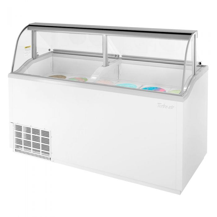 Turbo Air TIDC - 70G - N 68" Ice Cream Dipping Cabinet, Green or White - TheChefStore.Com