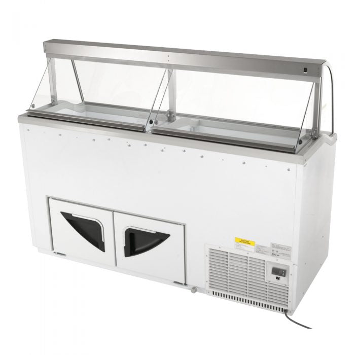 Turbo Air TIDC - 70G - N 68" Ice Cream Dipping Cabinet, Green or White - TheChefStore.Com